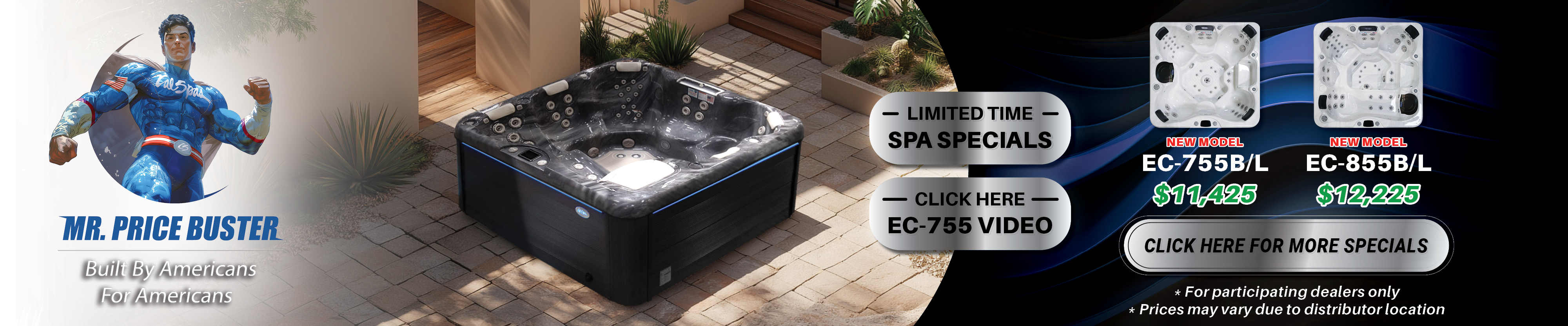 Calspas hot tub being used in a family setting - Montrose